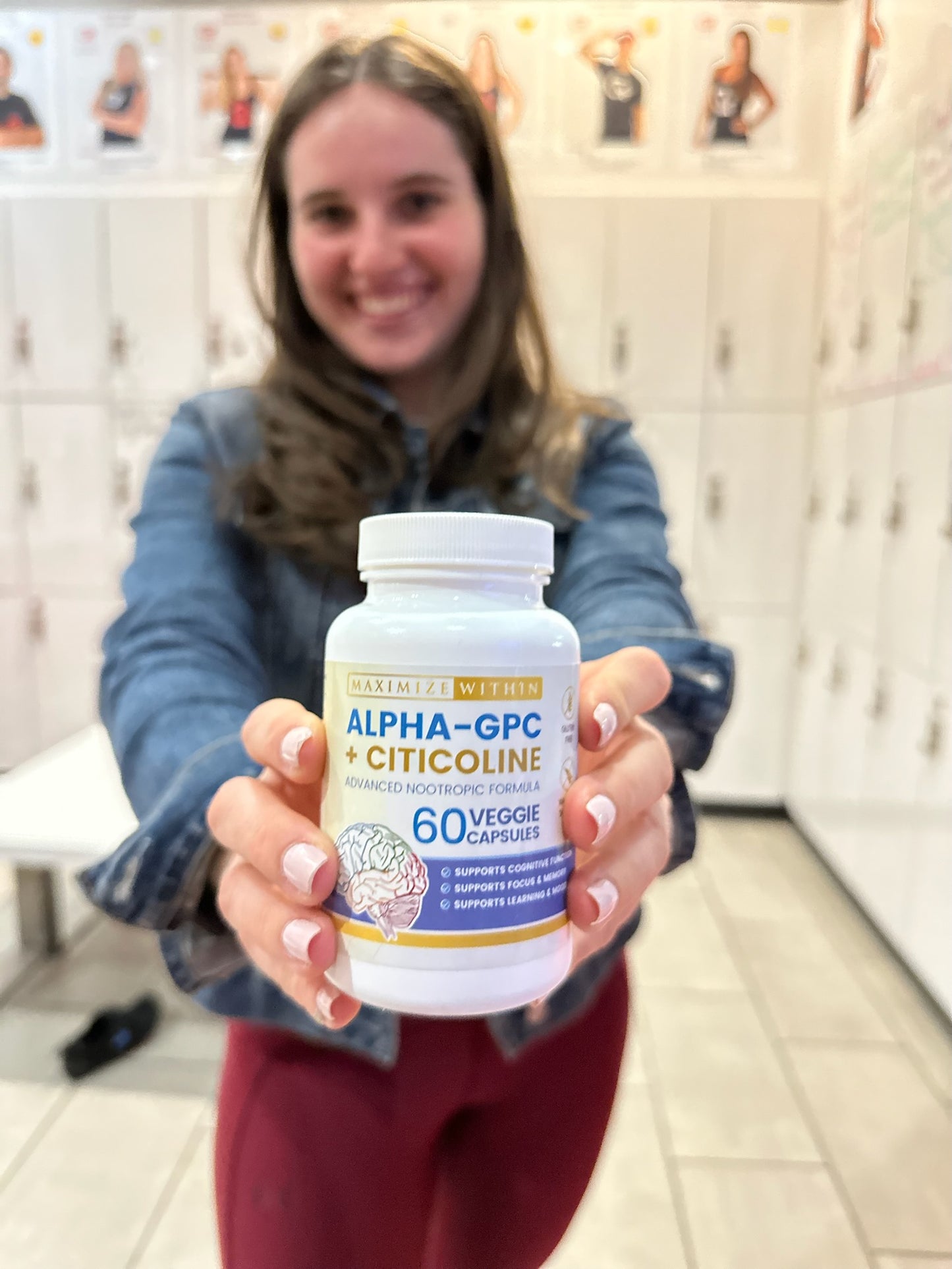 Alpha GPC + Citicoline Supplement - Maximum Slim | Supports Cognitive Function & Focus