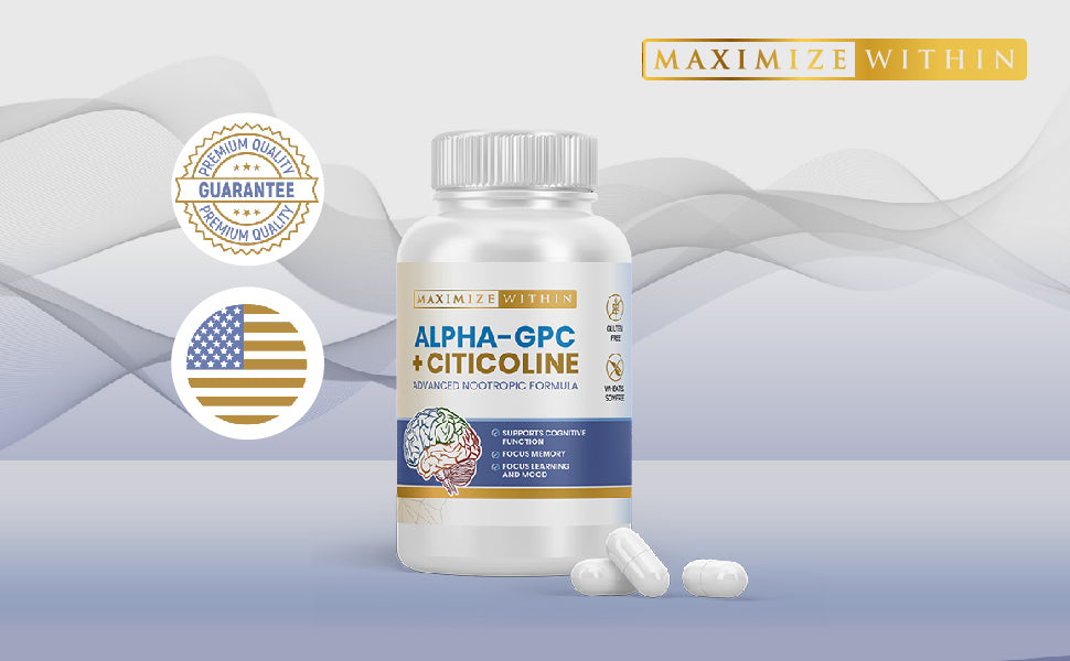Alpha-GPC + Citicoline - Maximize Within | Advanced Nootropic Formula