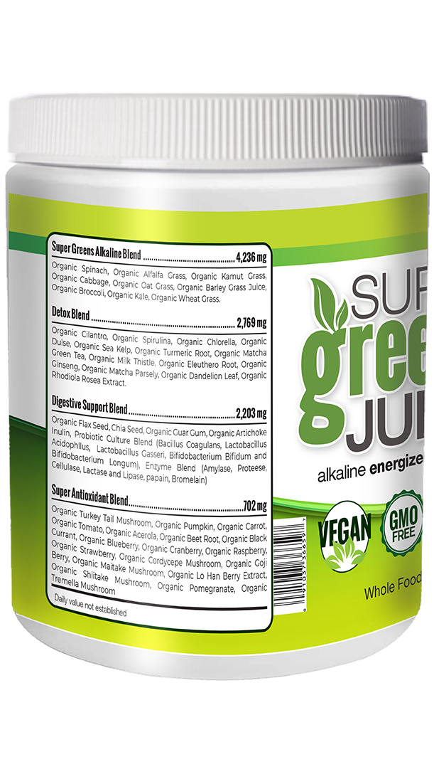 Fat Burning SuperGreens Powder - Maximum Slim | Nutrient-Rich Drink Mix for Metabolism Support