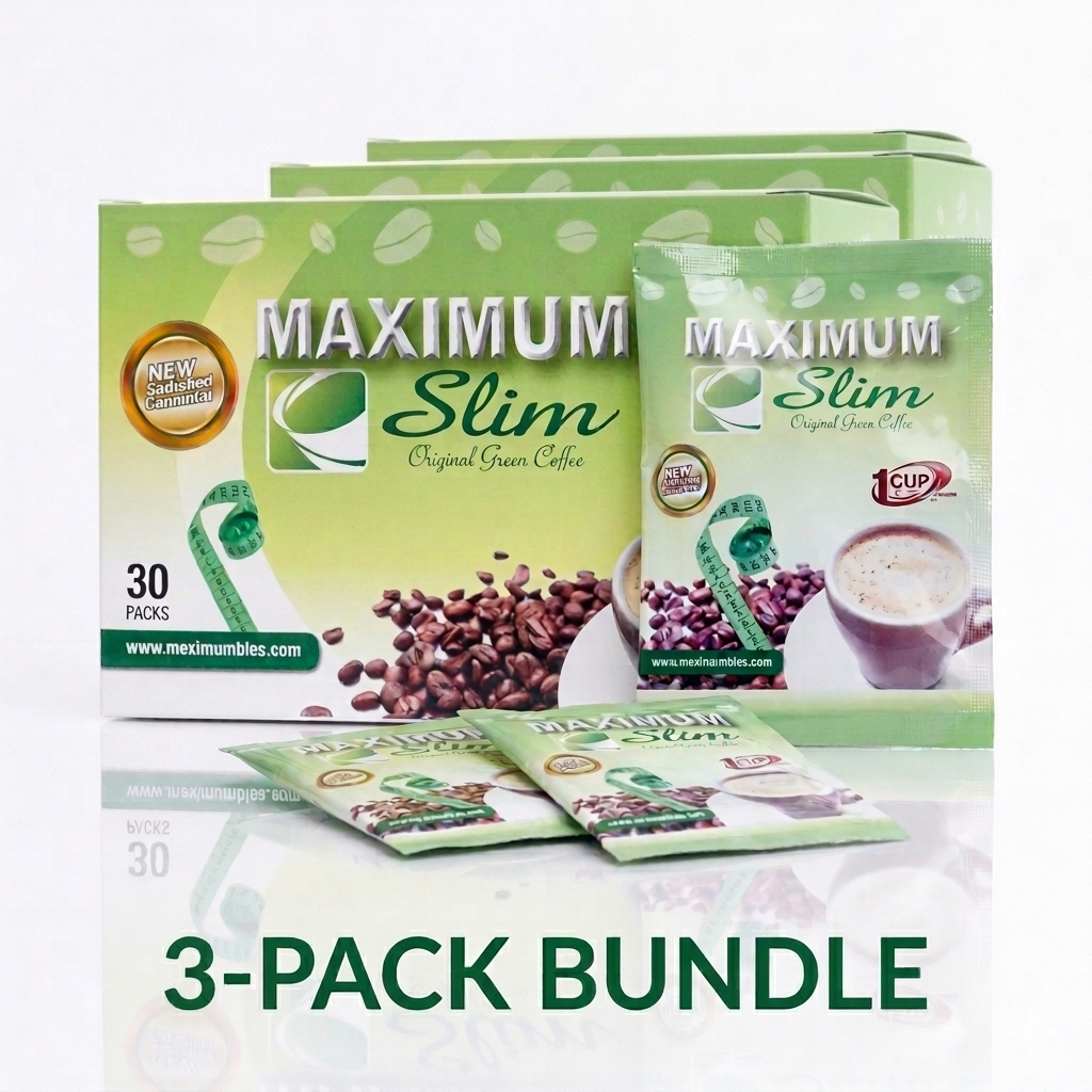 Maximum Slim Original Green Coffee | Premium Unroasted Arabica Blend (30 Ct)