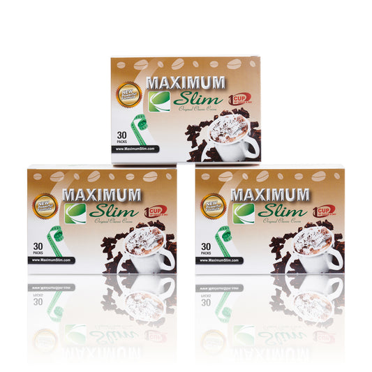 Maximum Slim Original Classic Cocoa (12 Ct) | Delicious Drink Mix for Everyday Wellness