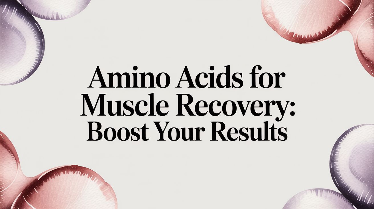 Amino Acids for Muscle Recovery: Boost Your Results