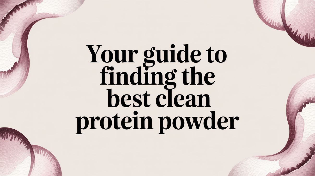 Your Guide to Finding the Best Clean Protein Powder