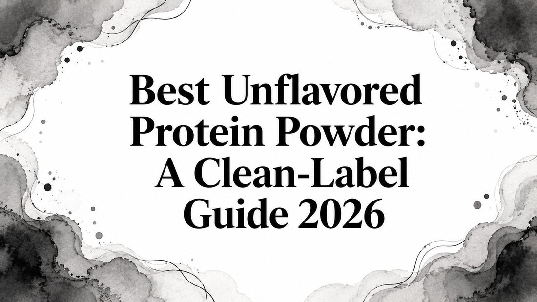 Best Unflavored Protein Powder: A Clean-Label Guide 2026