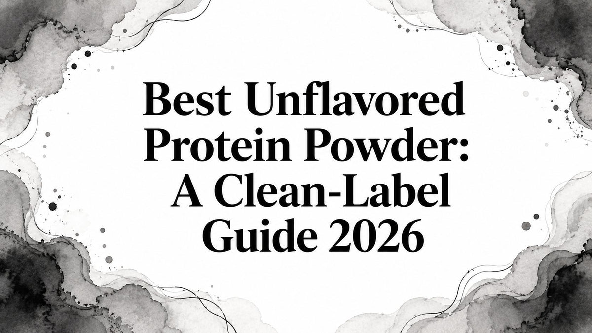 Best Unflavored Protein Powder: A Clean-Label Guide 2026