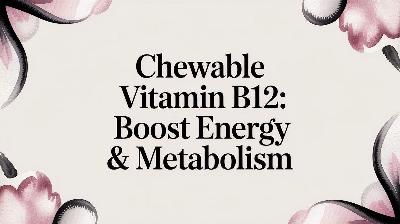 Chewable Vitamin B12: Boost Energy & Metabolism