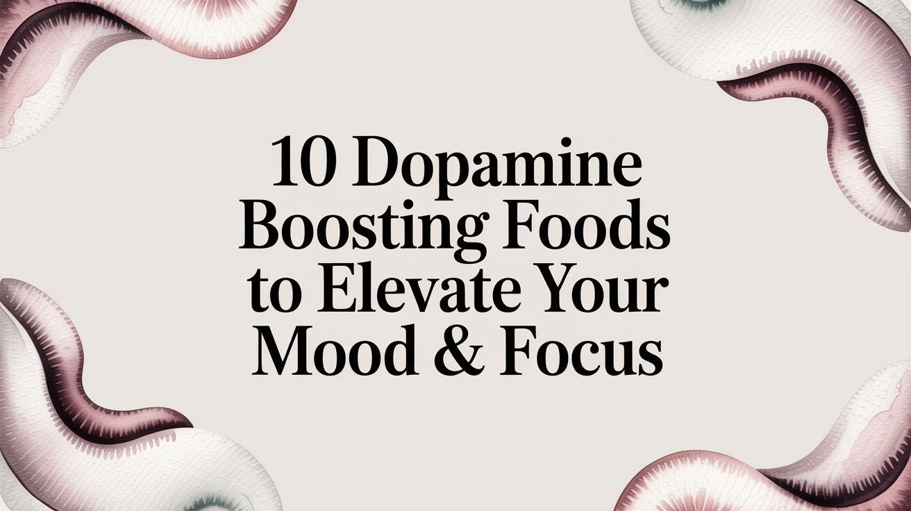 10 Dopamine Boosting Foods to Elevate Your Mood & Focus