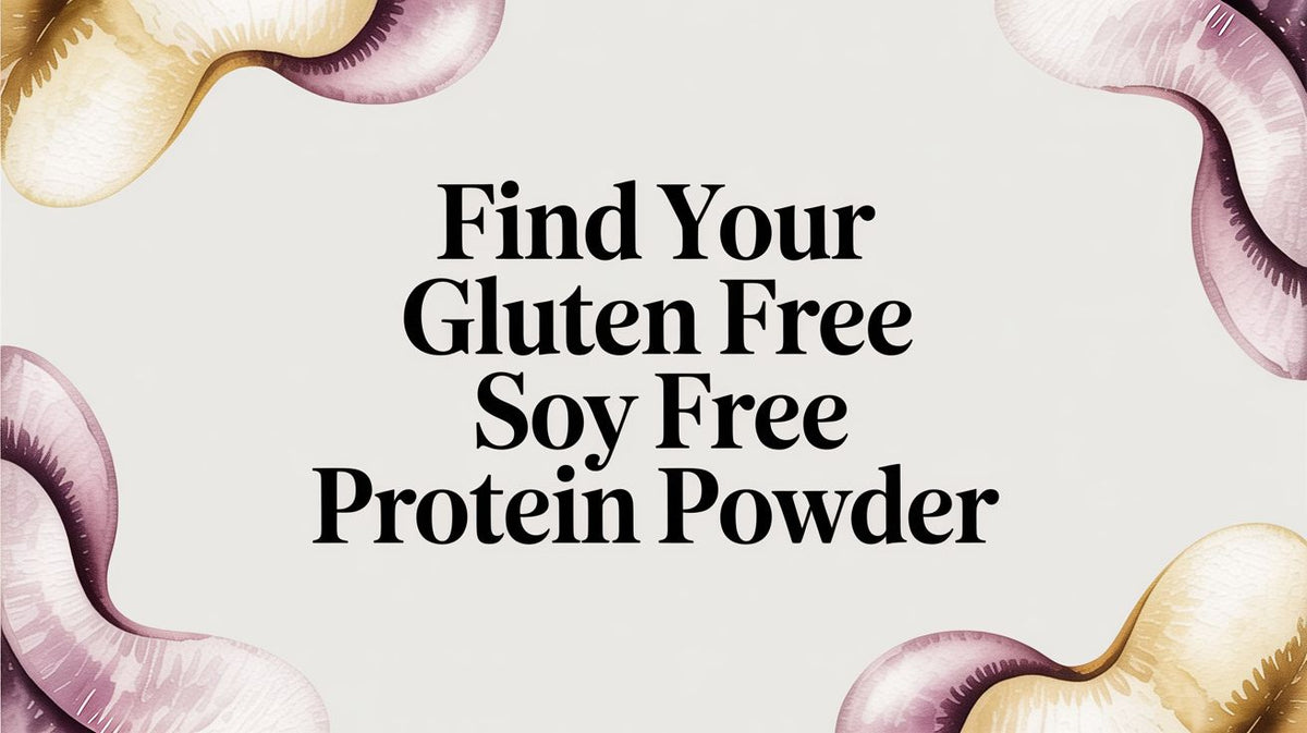 Find Your Gluten Free Soy Free Protein Powder