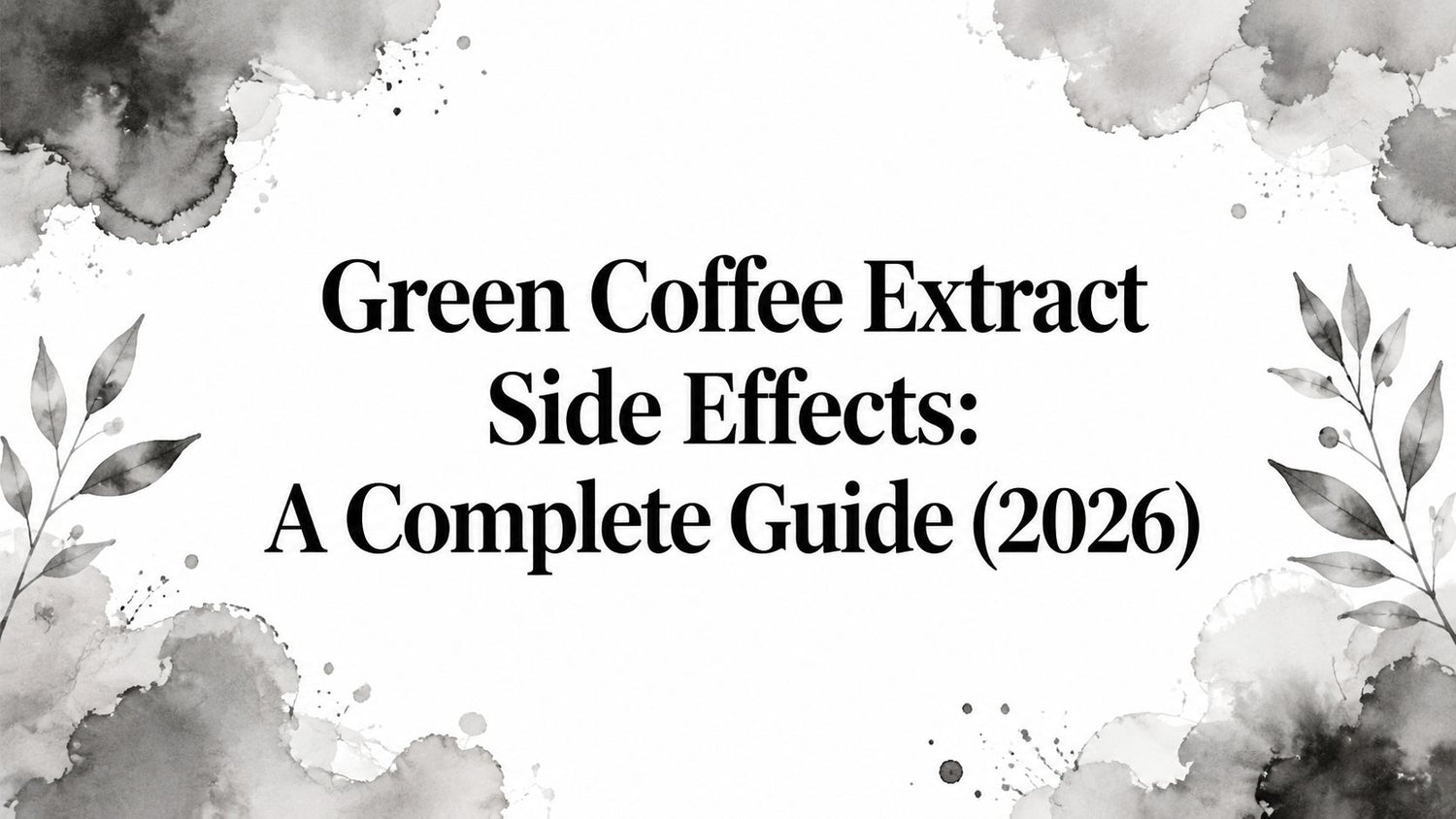 Green Coffee Extract Side Effects: A Complete Guide (2026)