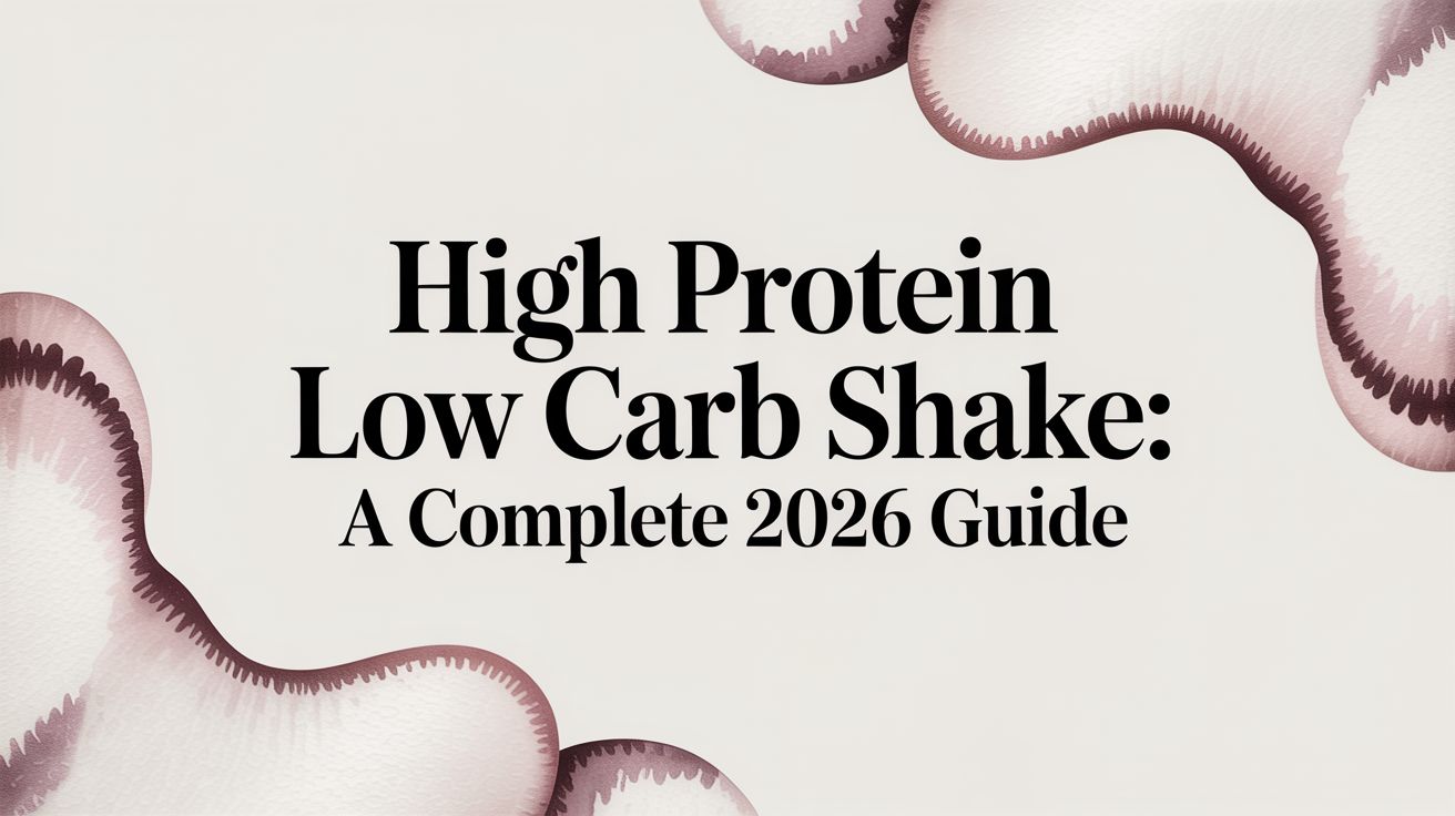 High Protein Low Carb Shake: A Complete 2026 Guide