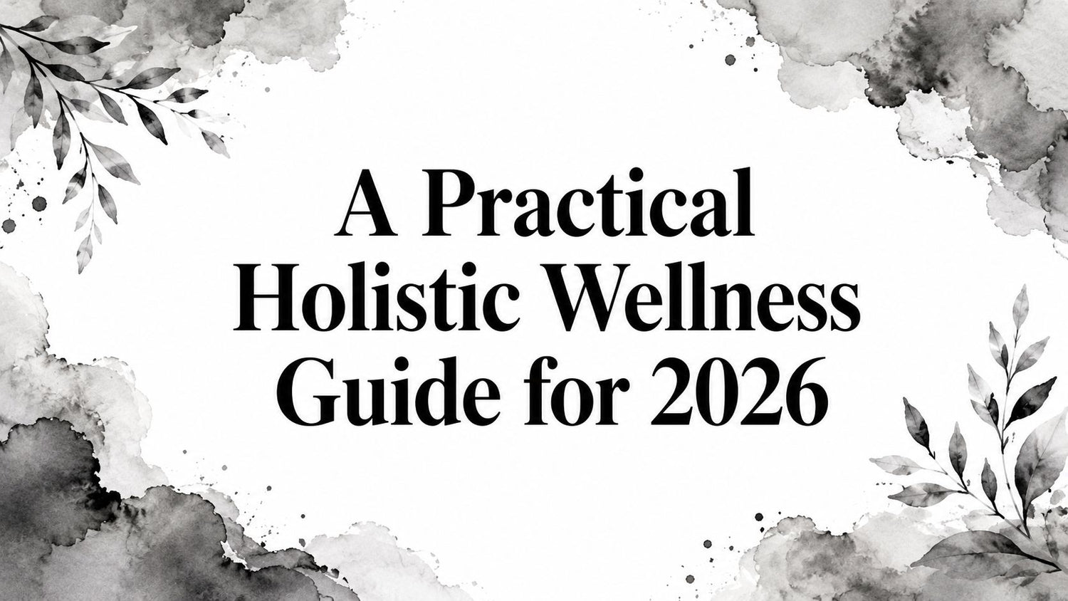 A Practical Holistic Wellness Guide for 2026