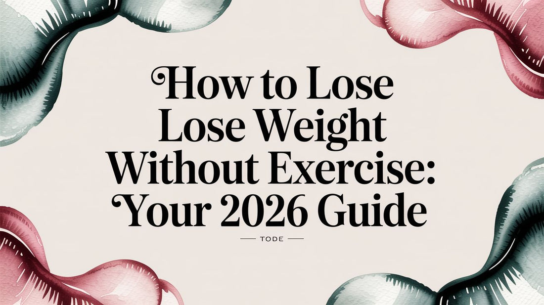 How To Lose Weight Without Exercise: Your 2026 Guide