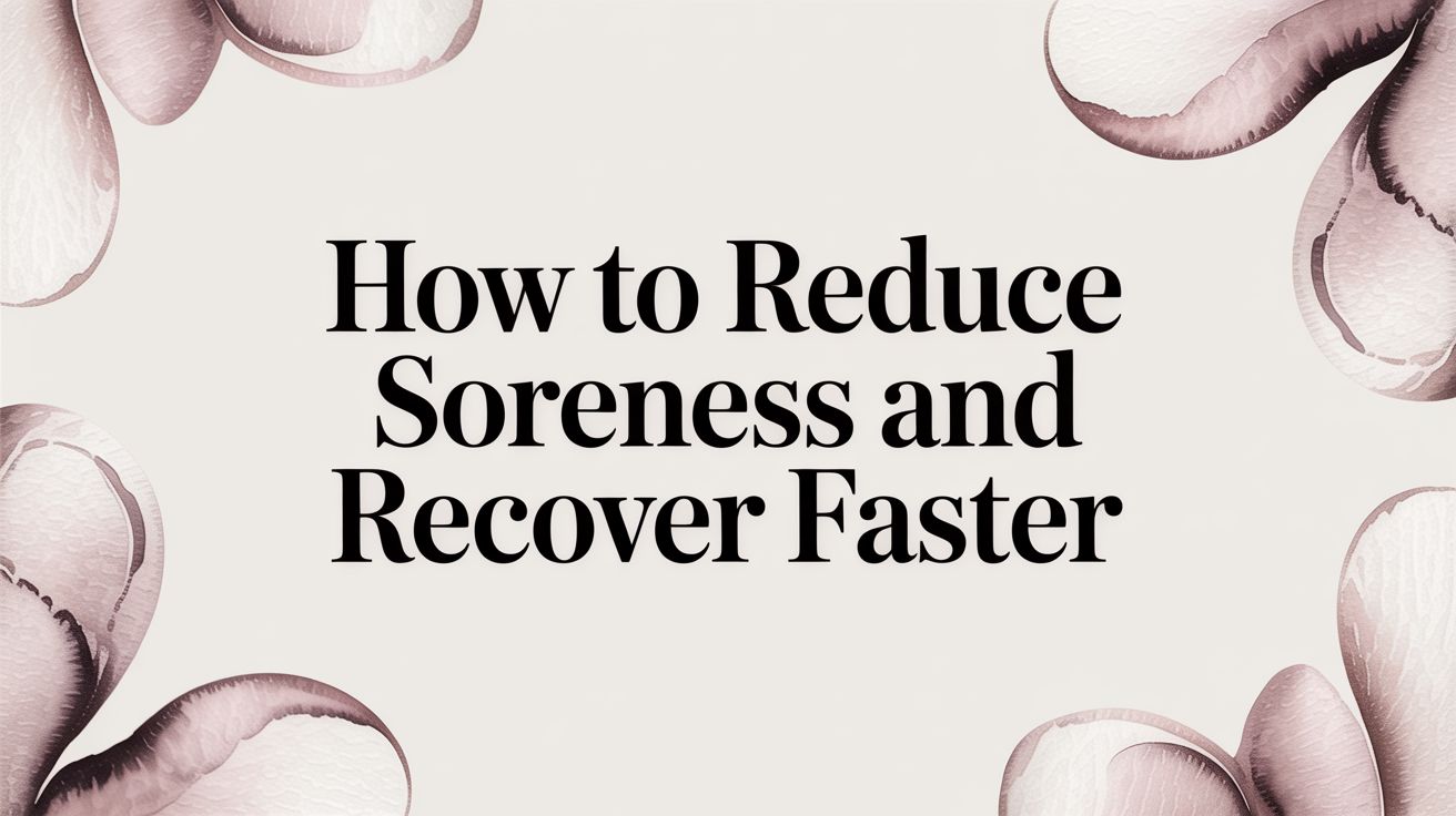 How to Reduce Soreness and Recover Faster