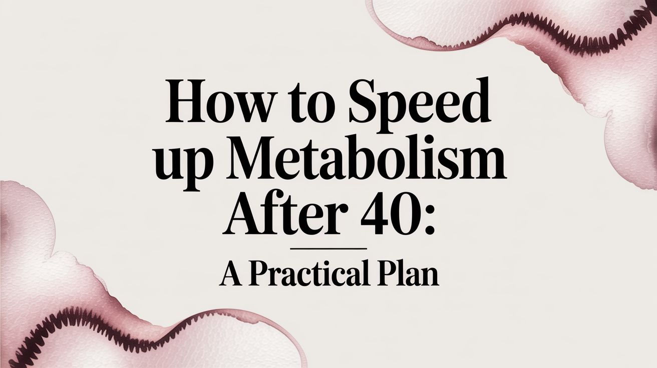 How to Speed Up Metabolism After 40: A Practical Plan