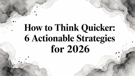 How to Think Quicker: 6 Actionable Strategies for 2026