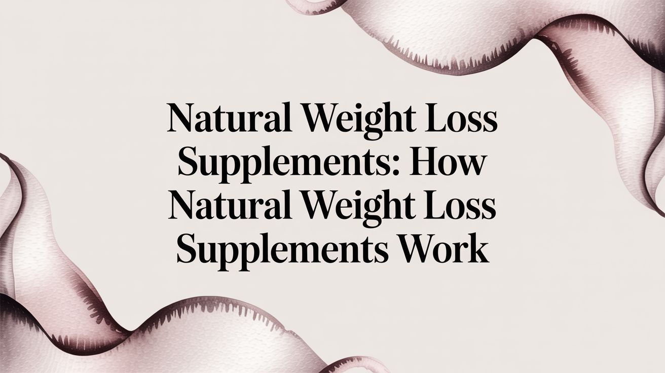 Natural Weight Loss Supplements: How natural weight loss supplements work