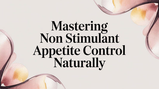 Mastering Non Stimulant Appetite Control Naturally