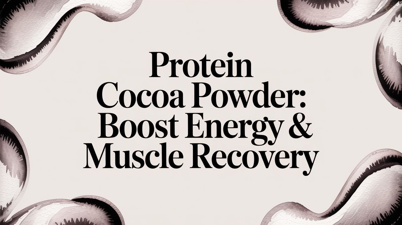 Protein Cocoa Powder: Boost Energy & Muscle Recovery