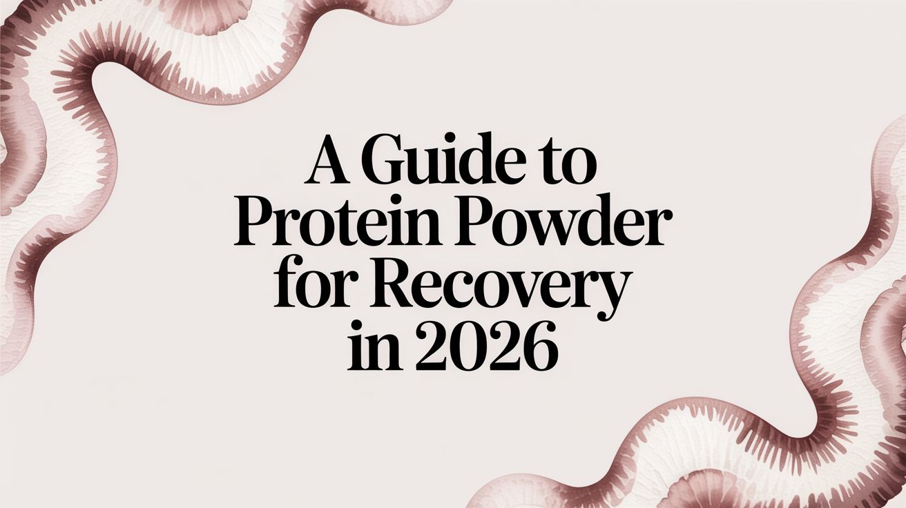 A Guide to Protein Powder for Recovery in 2026