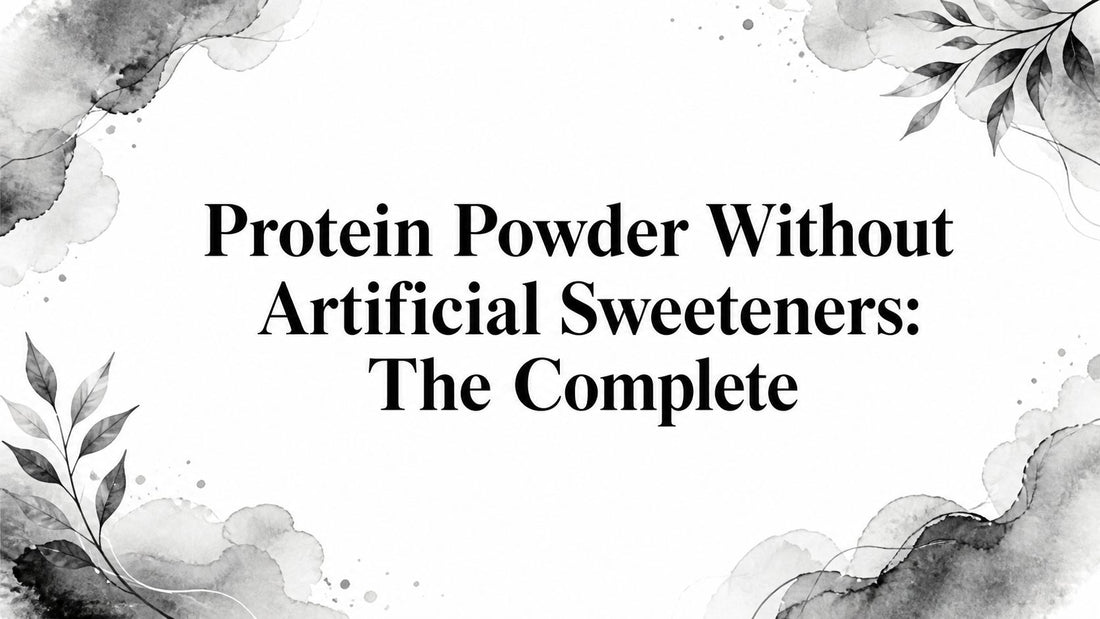 Protein Powder Without Artificial Sweeteners: The Complete