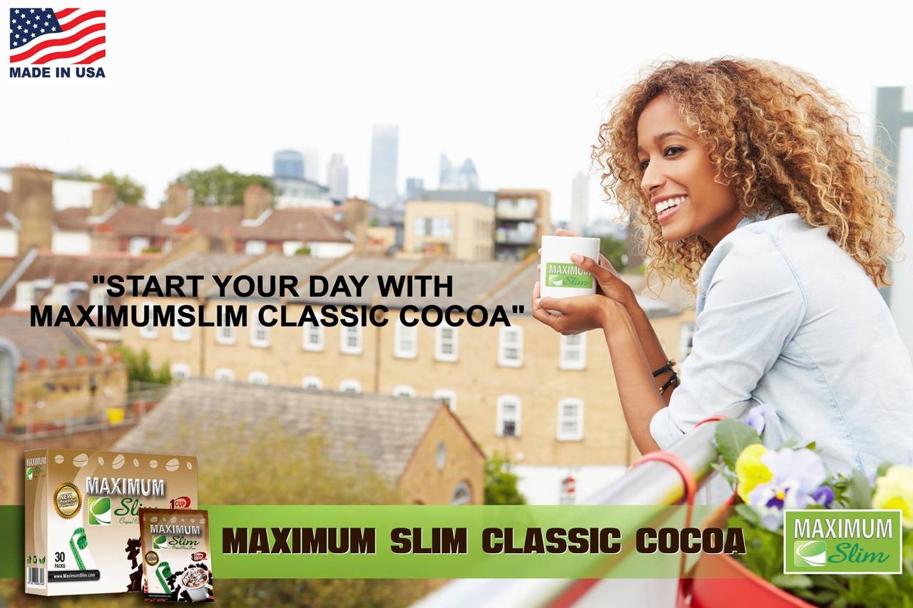 Maximum Slim Original Classic Cocoa | Delicious Drink Mix for a Healthy Lifestyle