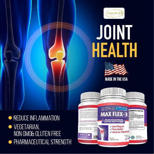 Max Flex 3 - Maximum Slim | Joint Support Supplement for Mobility & Comfort