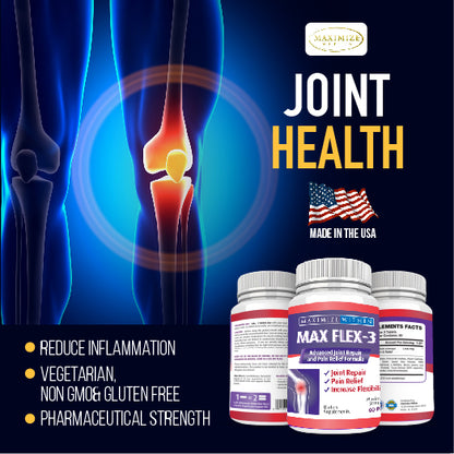 Max Flex 3 - Maximum Slim | Joint Support Supplement for Mobility & Comfort