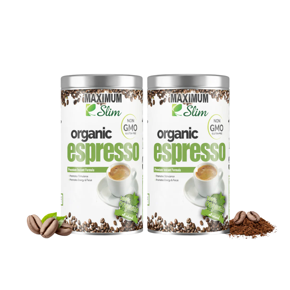 Maximum Slim Organic Espresso | Rich & Smooth Coffee for Energy Boost
