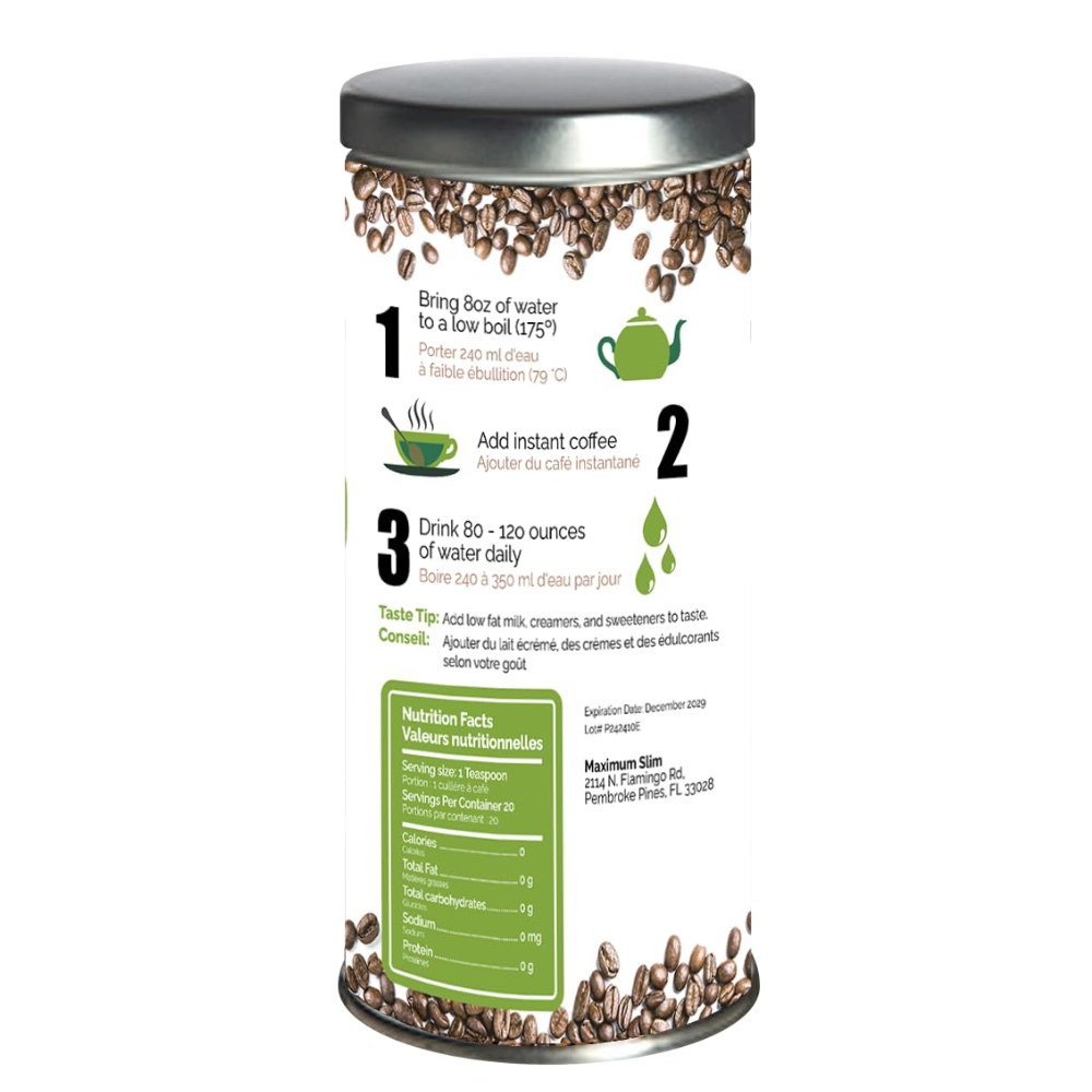 Maximum Slim Organic Espresso | Rich & Smooth Coffee for Energy Boost