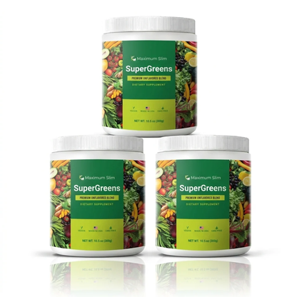 Maximum Slim SuperGreens Powder | Plant-Based Nutrient Drink Mix
