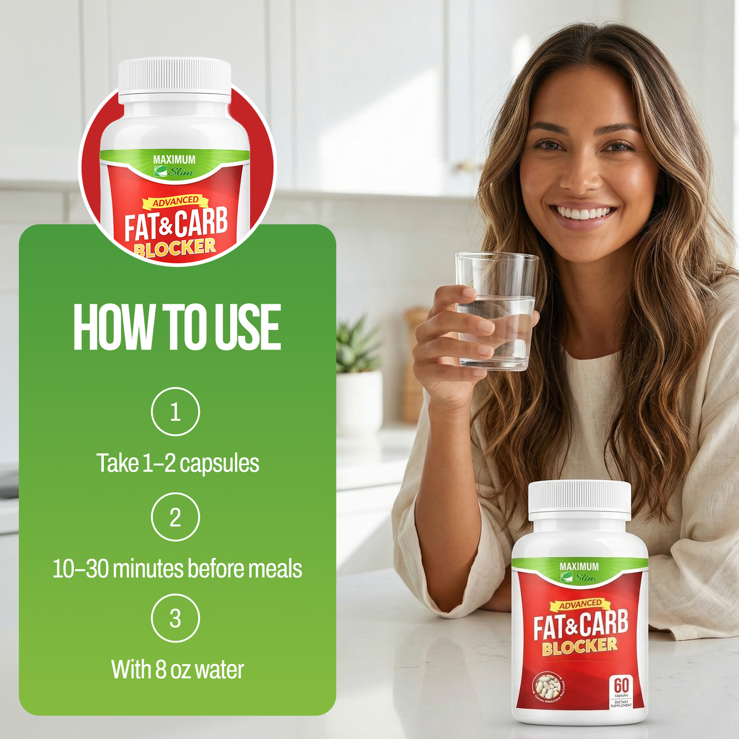 Maximum Slim White Kidney Bean Extract Formula | Daily Wellness Support