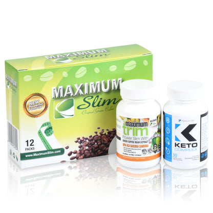 Keto Coffee Kit - Maximum Slim | Includes 3 Products to Enhance Ketogenic Diet