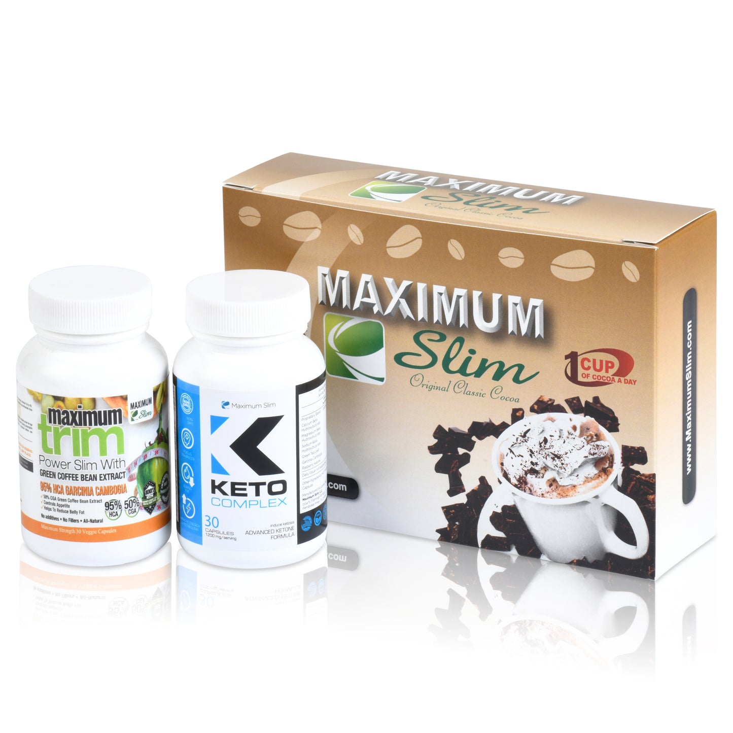 Jump Start Kit Cocoa - Maximum Slim | Weight Management System with Delicious Cocoa Flavor
