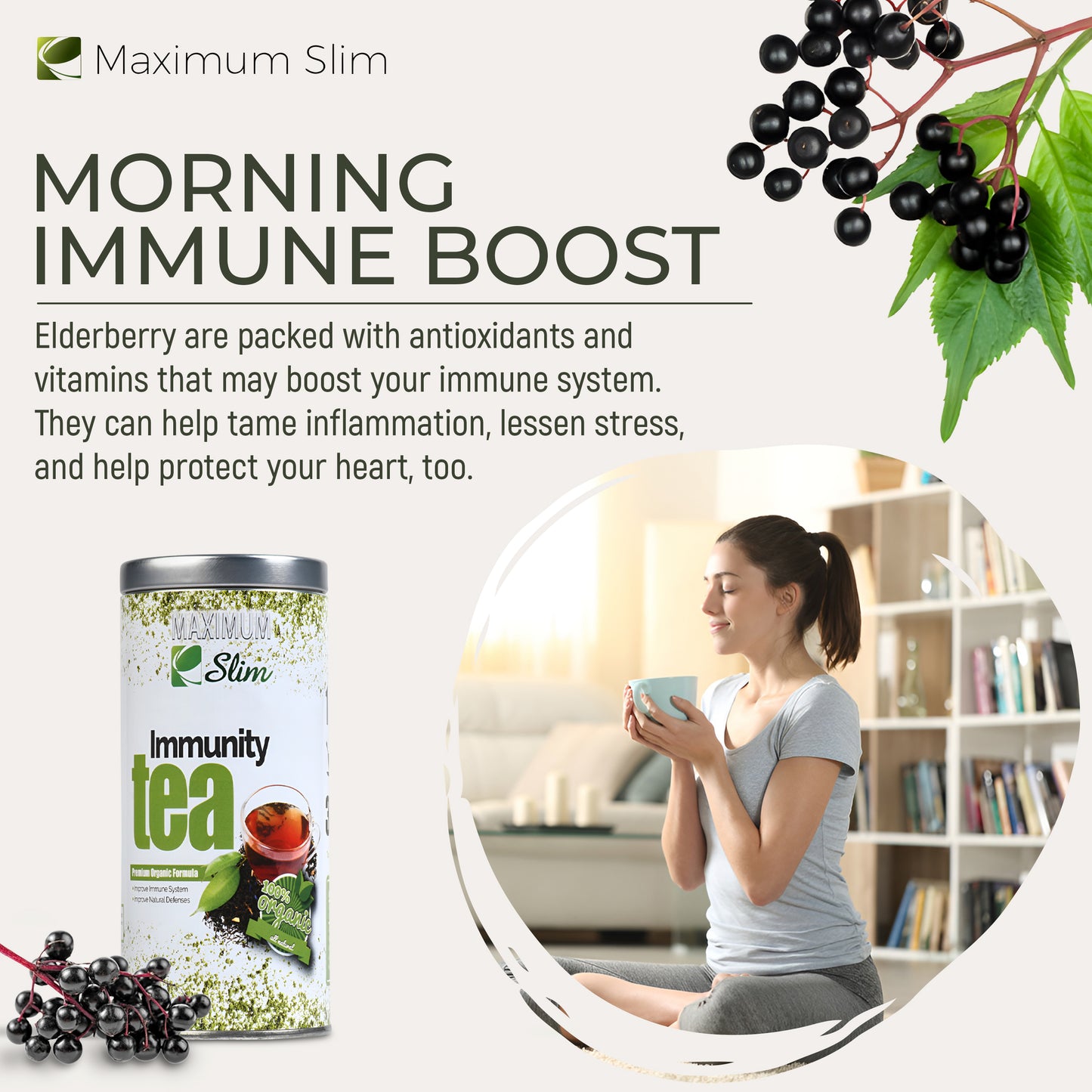 Immunity Tea - Maximum Slim | Herbal Blend to Support Immune Health