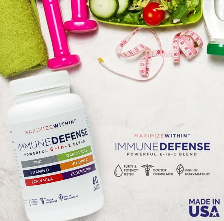 Immune Defense 6-in-1 Powerful Formula - Maximum Slim | Comprehensive Immune Support