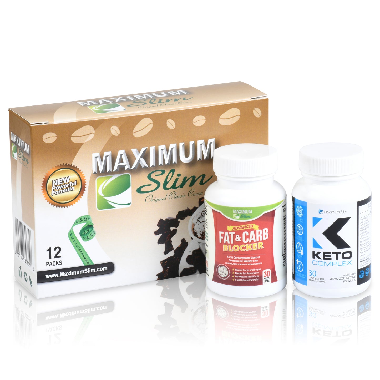 Keto Jump Start Kit - Maximum Slim | Comprehensive Support for Ketogenic Diet & Energy