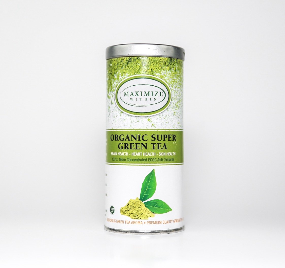 Organic Matcha Super Green Tea - Maximum Slim | Antioxidant-Rich for Focus & Energy