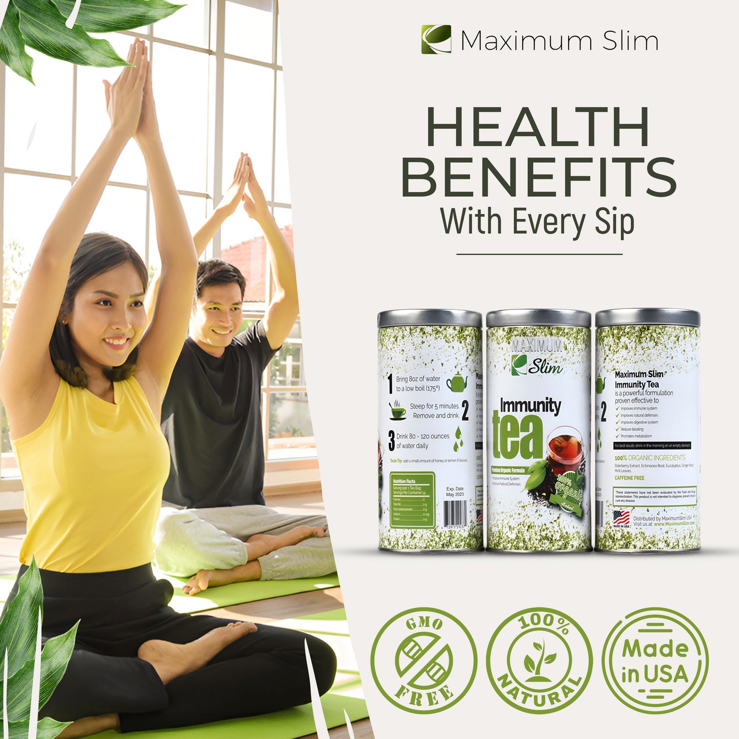 Immunity Tea - Maximum Slim | Herbal Blend to Support Immune Health