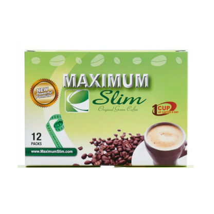 Maximum Slim Original Green Coffee | Support Gut Health  |  Control Cravings  |  12 Servings