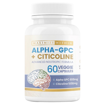 Alpha-GPC + Citicoline - Maximize Within | Special Nootropic Formula