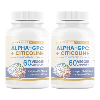 Alpha-GPC + Citicoline - Maximize Within | Special Nootropic Formula
