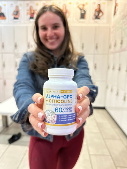Alpha GPC + Citicoline Supplement - Maximum Slim | Supports Cognitive Function & Focus