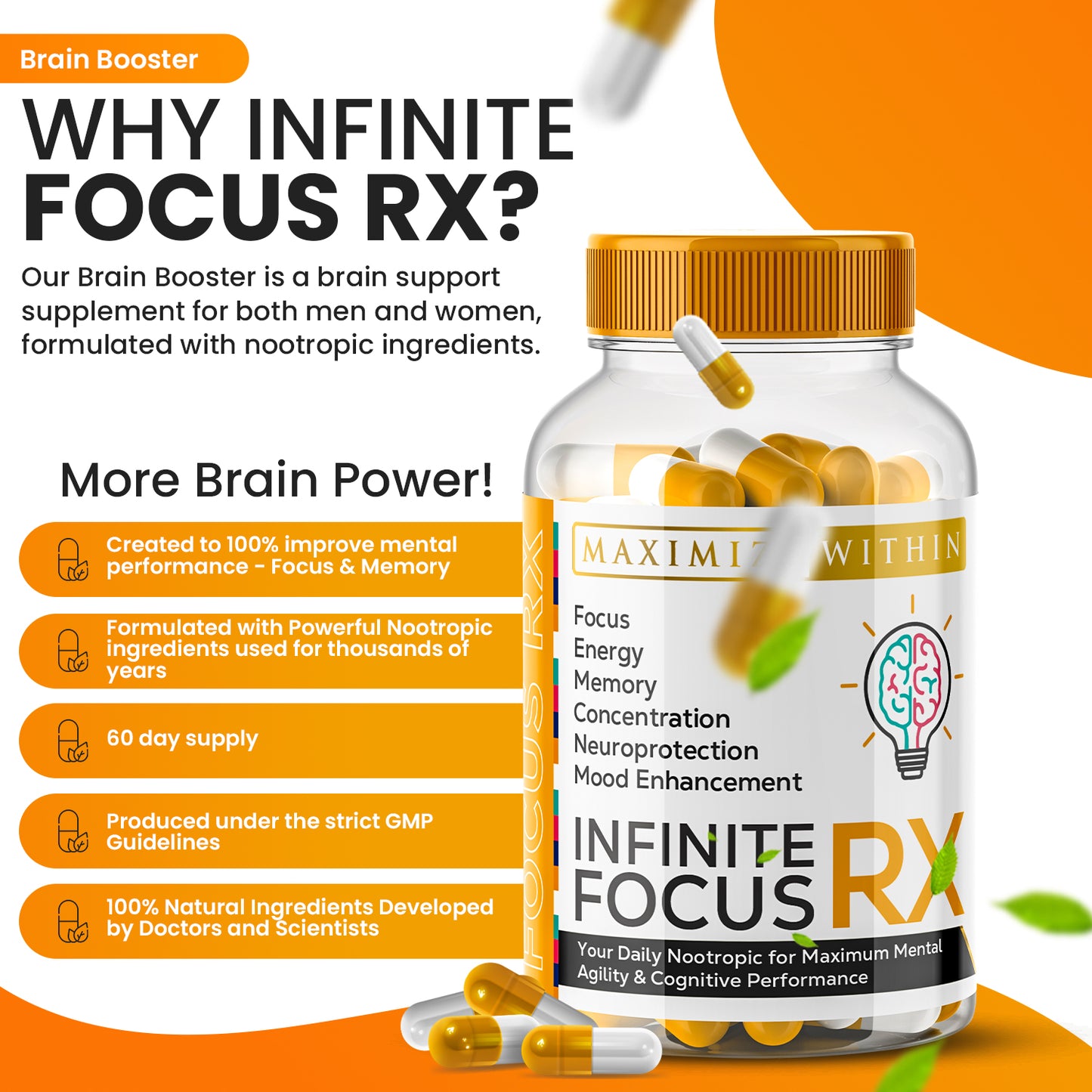Maximize Within Focus RX - Maximum Slim | Supports Mental Clarity & Concentration