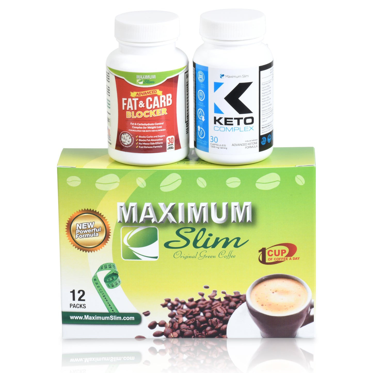 Keto Jump Start Kit Coffee - Maximum Slim | Complete Keto Support with Coffee Blend