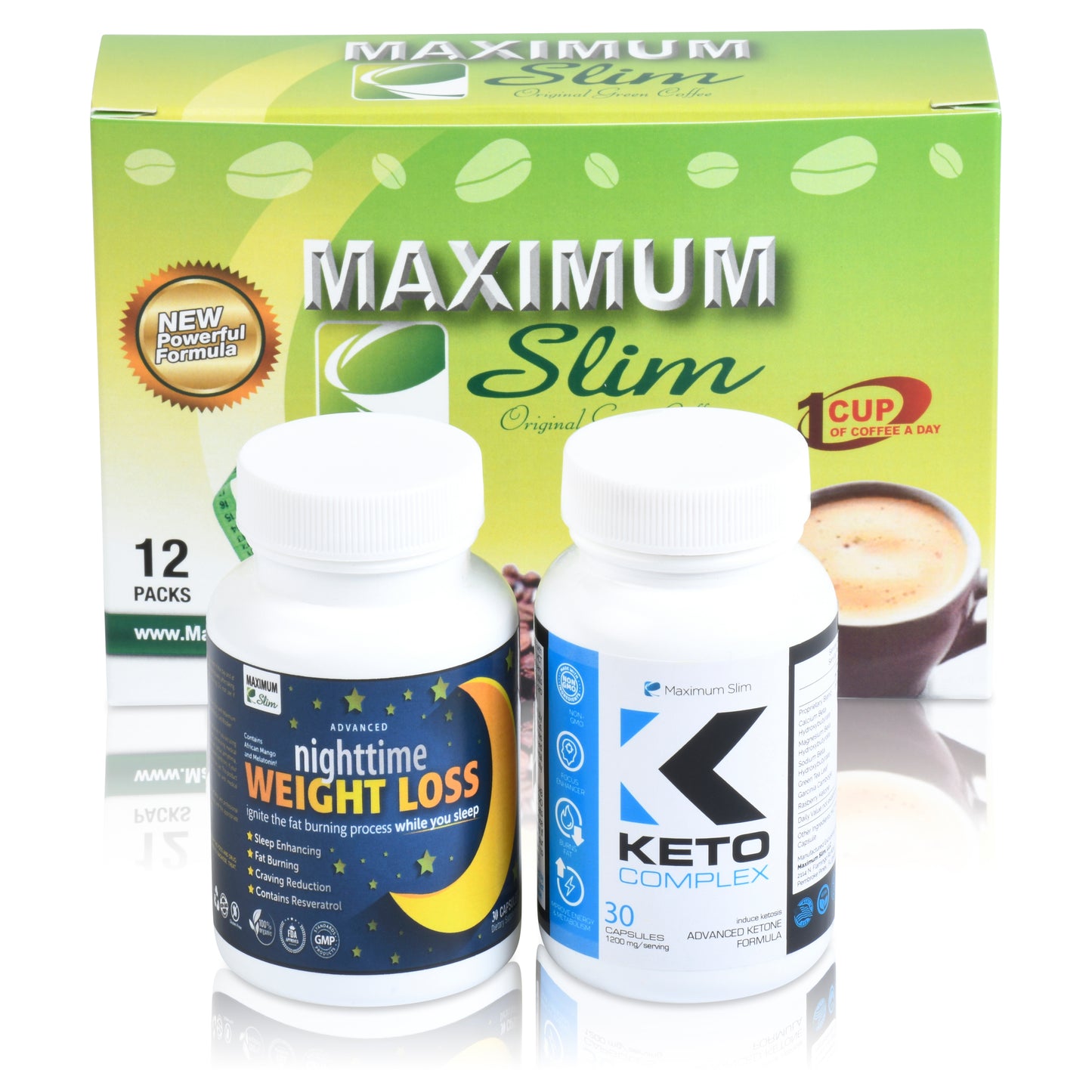 Jump Start Kit Coffee - Maximum Slim | Weight Management with Energizing Coffee Blend