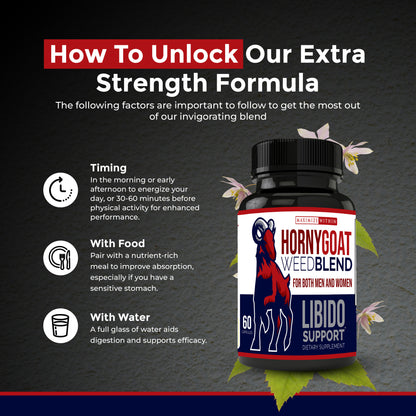 Horny Goat Weed Supplement - Maximum Slim | Supports Vitality & Performance