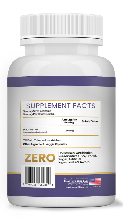 Magnesium Extra Strength - Maximum Slim | Supports Muscle & Nerve Function