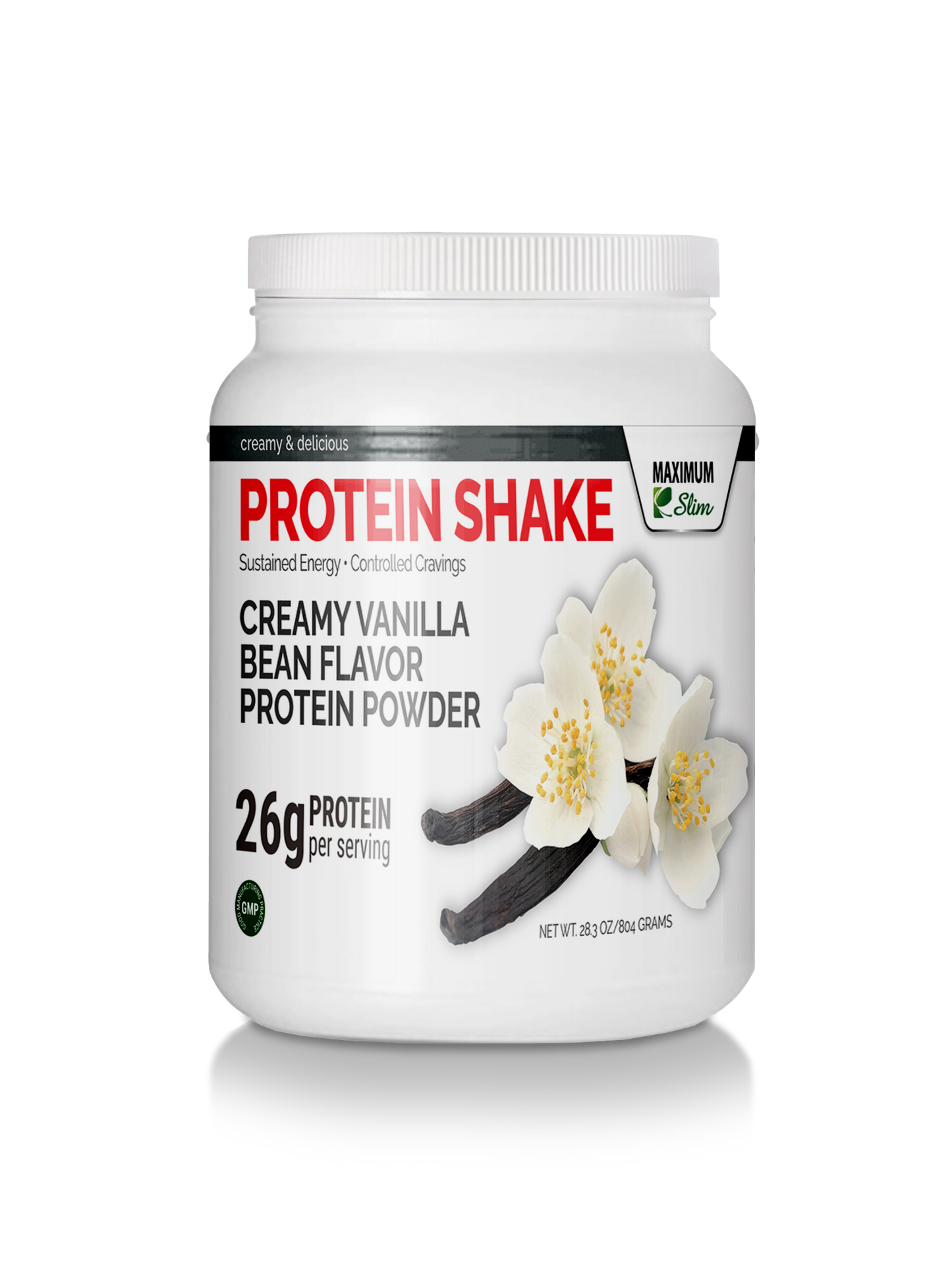 Whey Protein Shake Powder - Maximum Slim | Supports Muscle Growth & Recovery