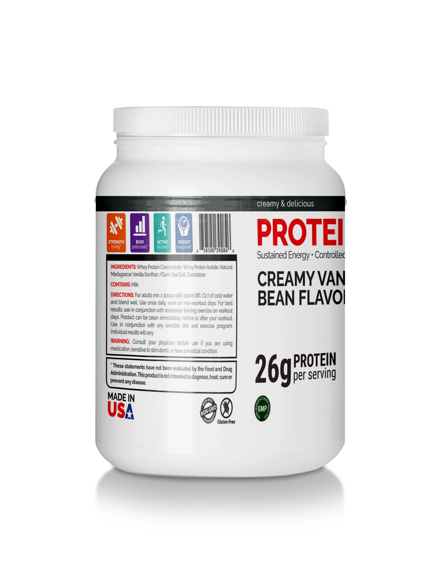 Whey Protein Shake Powder - Maximum Slim | Supports Muscle Growth & Recovery