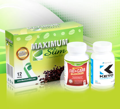 Keto Jump Start Kit Coffee - Maximum Slim | Complete Keto Support with Coffee Blend